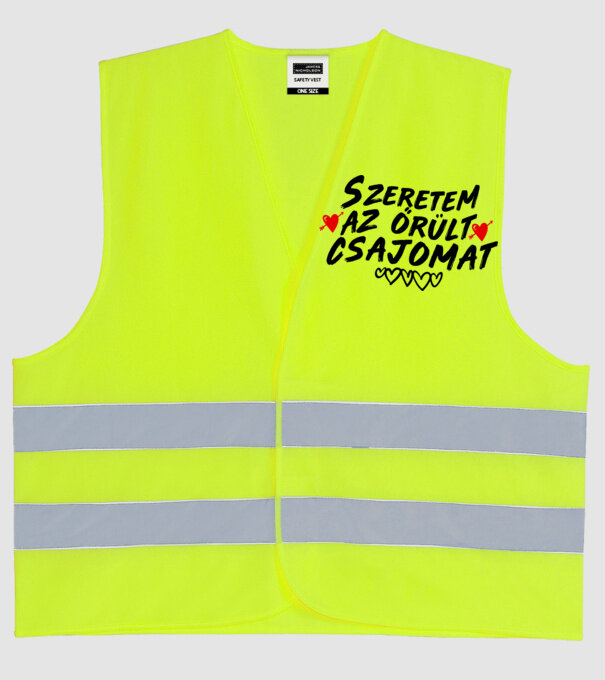  minta neonsárga pólón