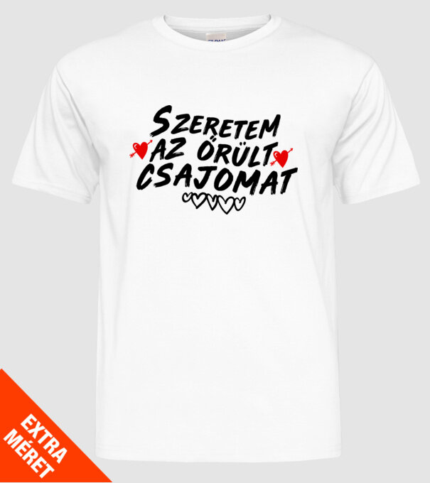  minta fehér pólón