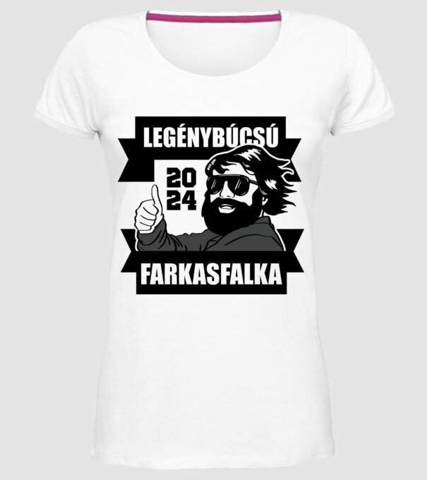  minta fehér pólón