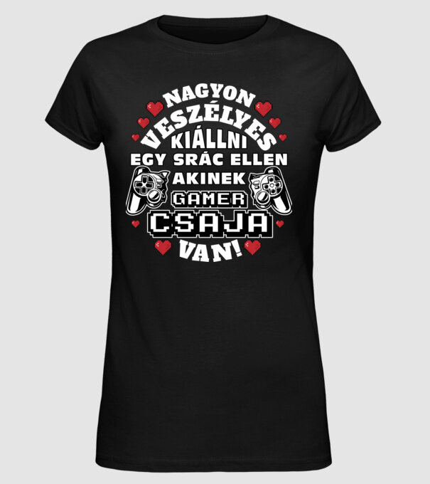  minta fekete pólón