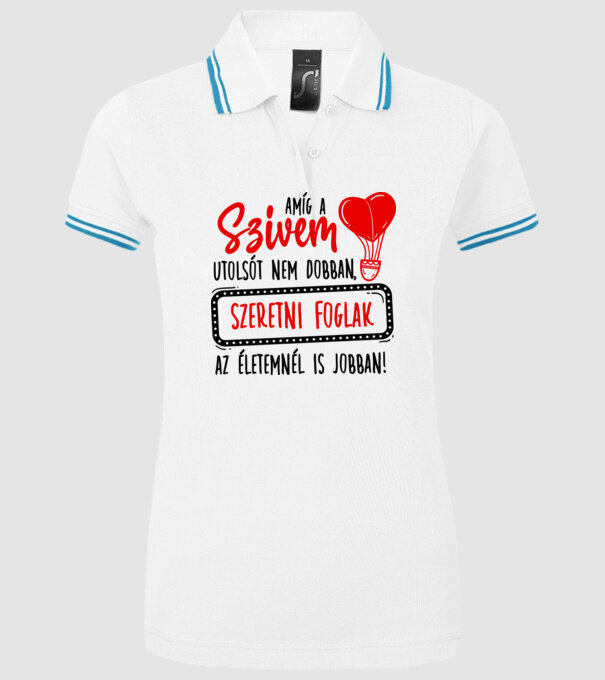  minta fehér pólón