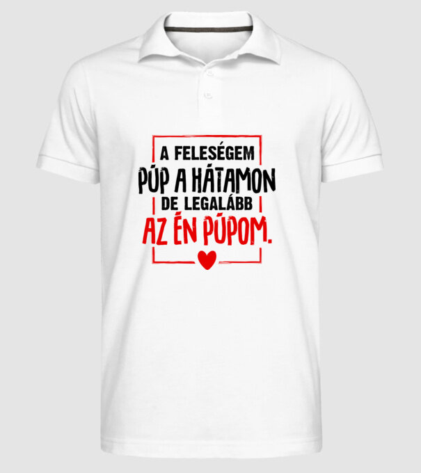  minta fehér pólón