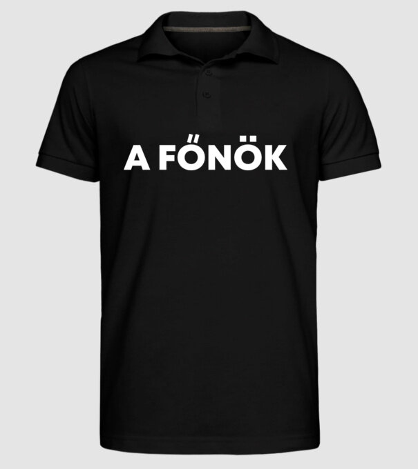  minta fekete pólón