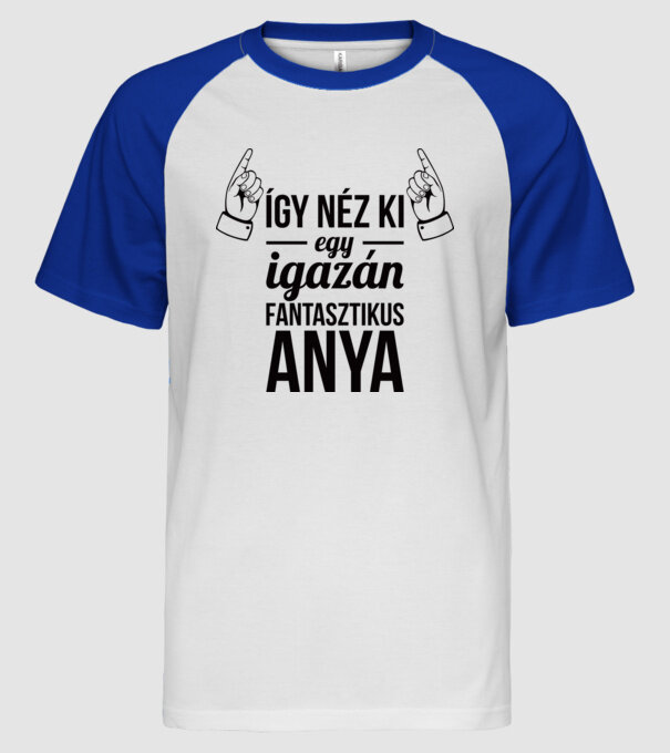  minta fehér/royal pólón