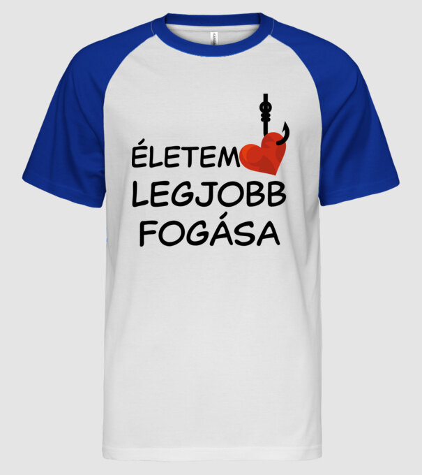  minta fehér/royal pólón