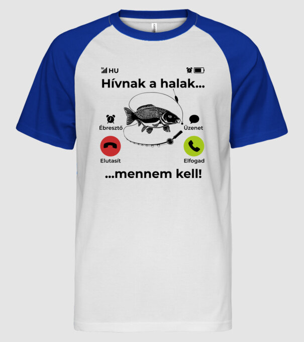  minta fehér/royal pólón