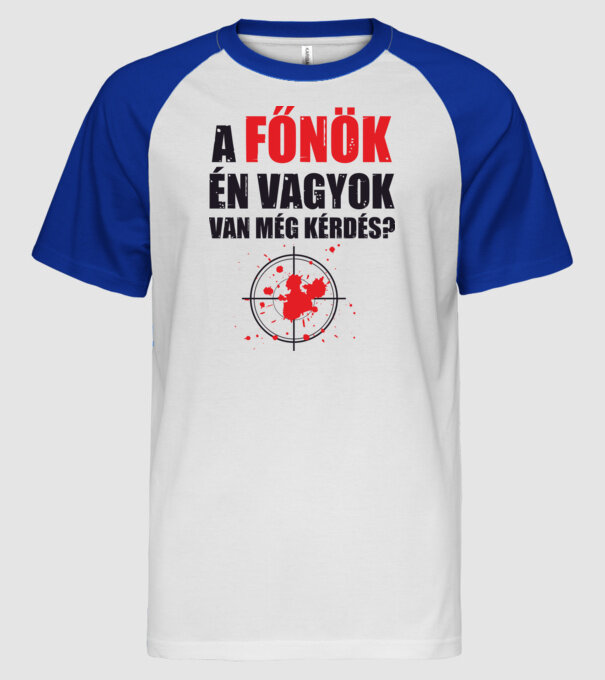  minta fehér/royal pólón