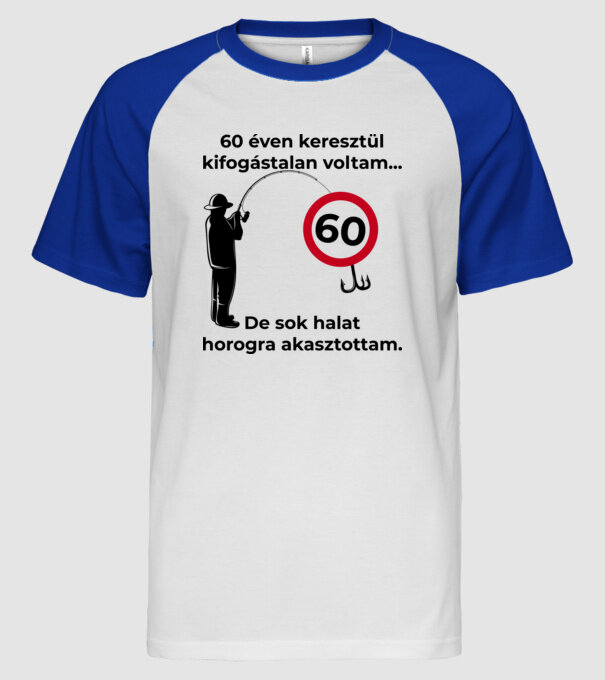  minta fehér/royal pólón