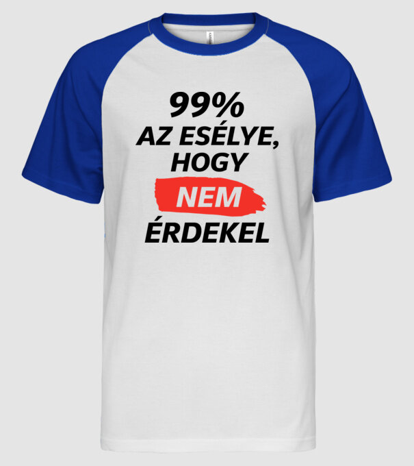  minta fehér/royal pólón