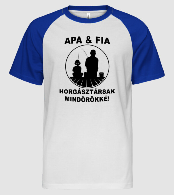  minta fehér/royal pólón