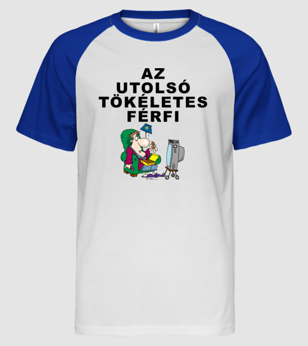  minta fehér/royal pólón