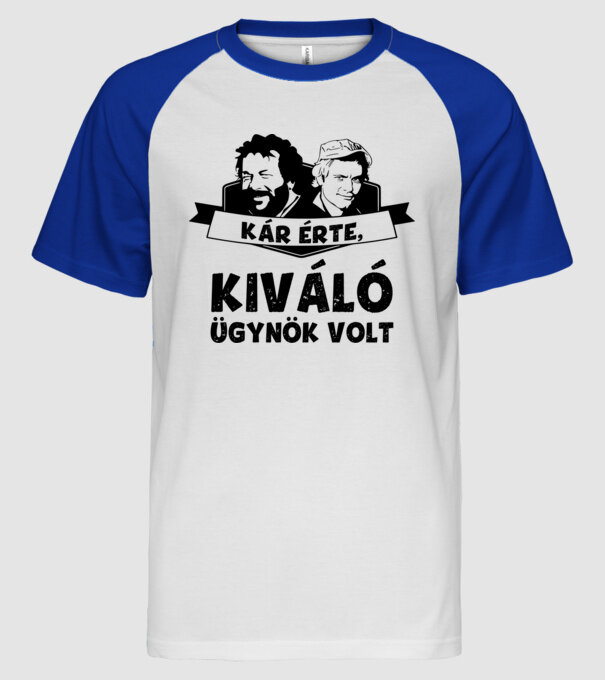  minta fehér/royal pólón