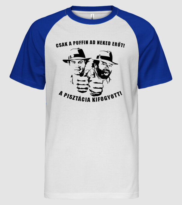 minta fehér/royal pólón