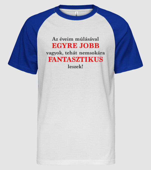  minta fehér/royal pólón