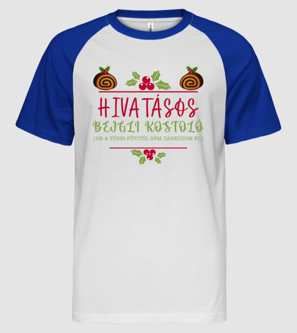  minta fehér/royal pólón