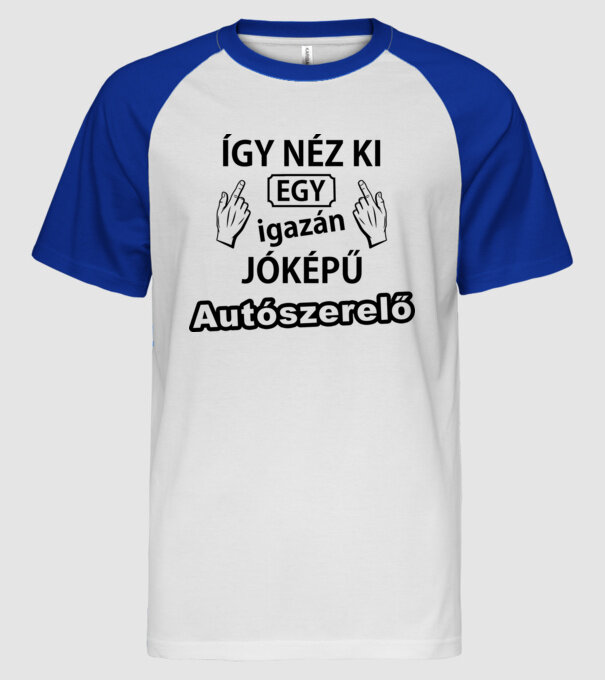  minta fehér/royal pólón