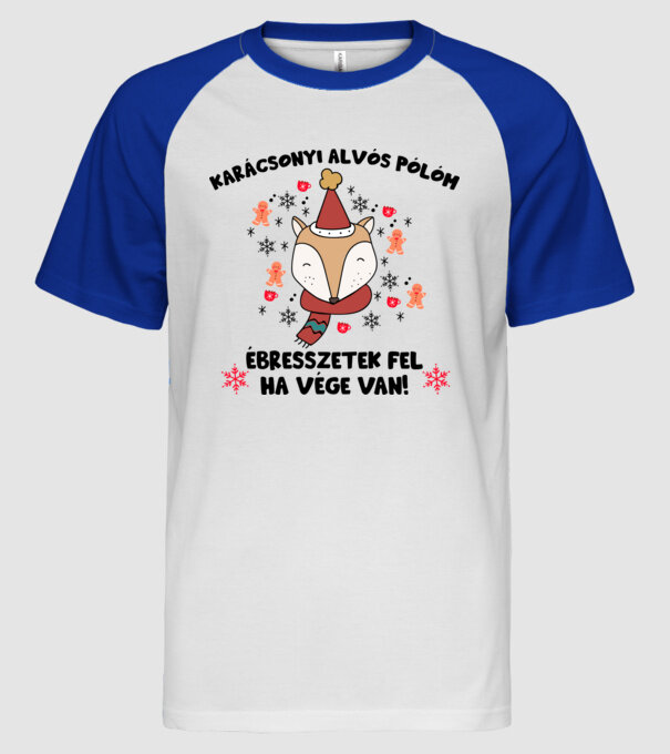  minta fehér/royal pólón