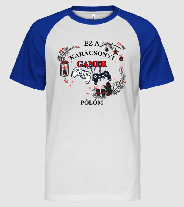  minta fehér/royal pólón