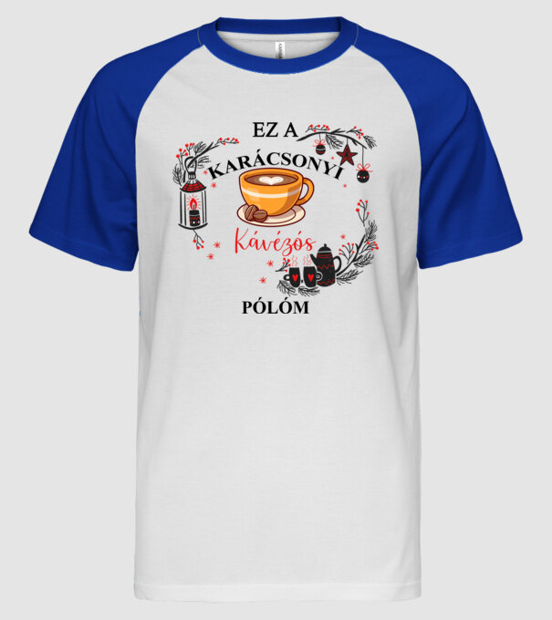  minta fehér/royal pólón
