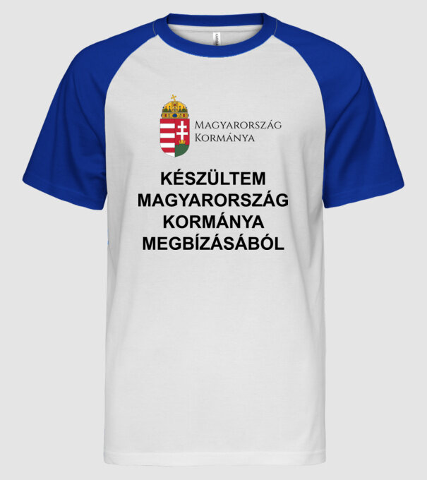  minta fehér/royal pólón