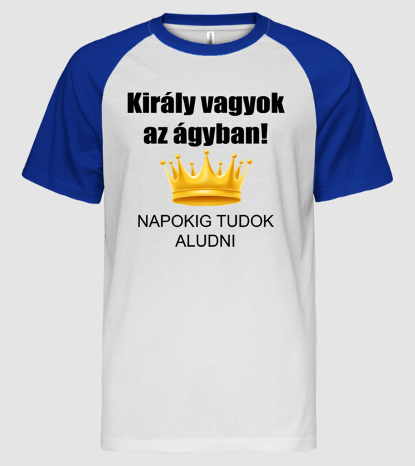  minta fehér/royal pólón