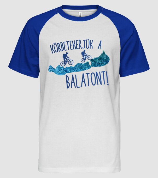  minta fehér/royal pólón