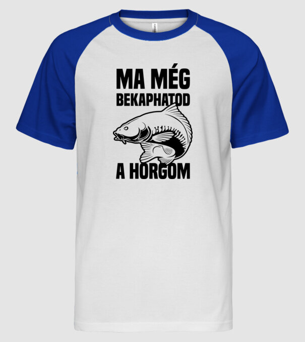  minta fehér/royal pólón