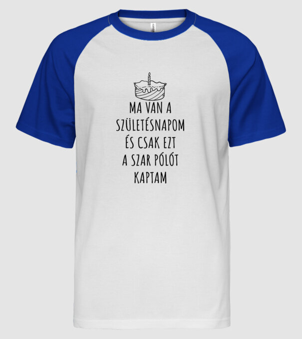  minta fehér/royal pólón