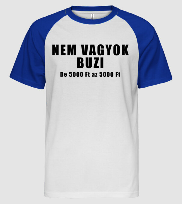  minta fehér/royal pólón