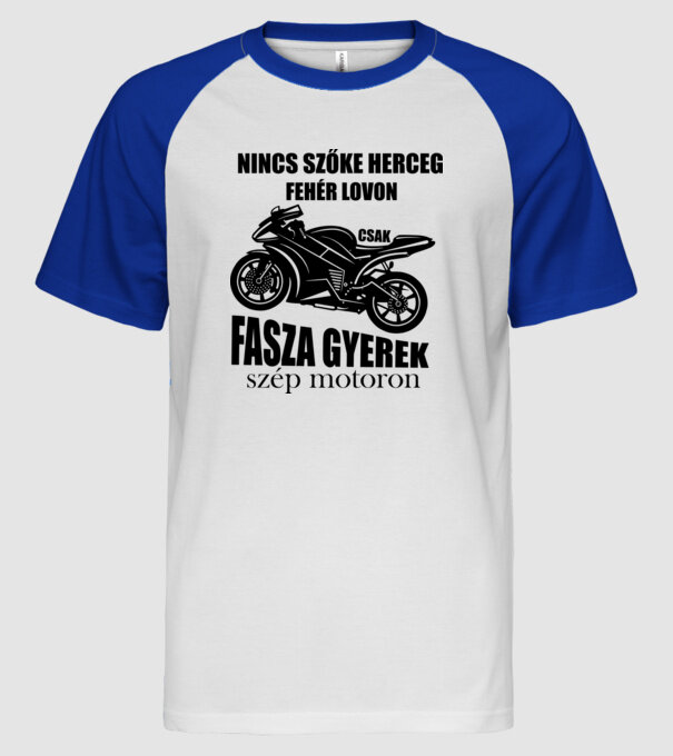 minta fehér/royal pólón