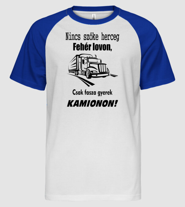  minta fehér/royal pólón