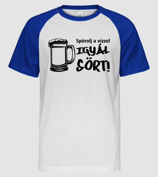  minta fehér/royal pólón