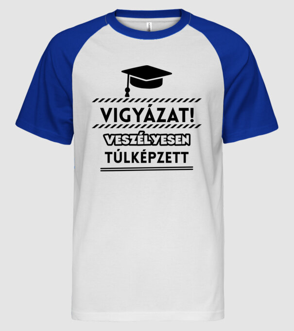  minta fehér/royal pólón