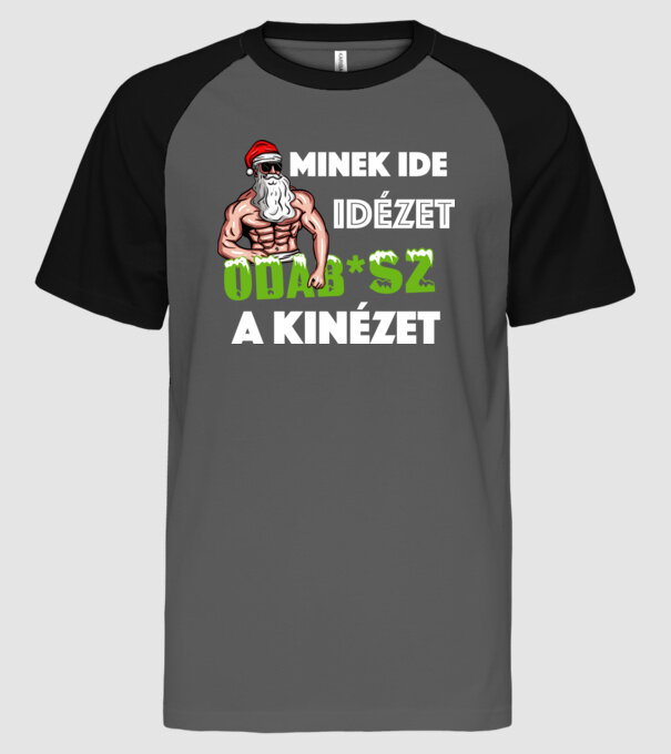  minta szürke/fekete pólón
