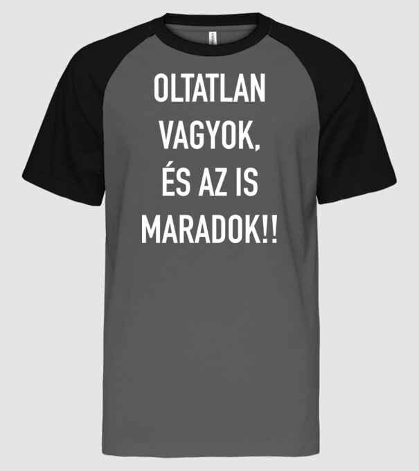  minta szürke/fekete pólón