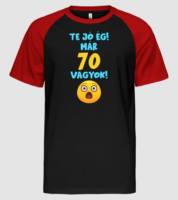  minta fekete/piros pólón