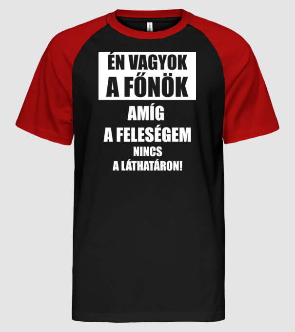  minta fekete/piros pólón