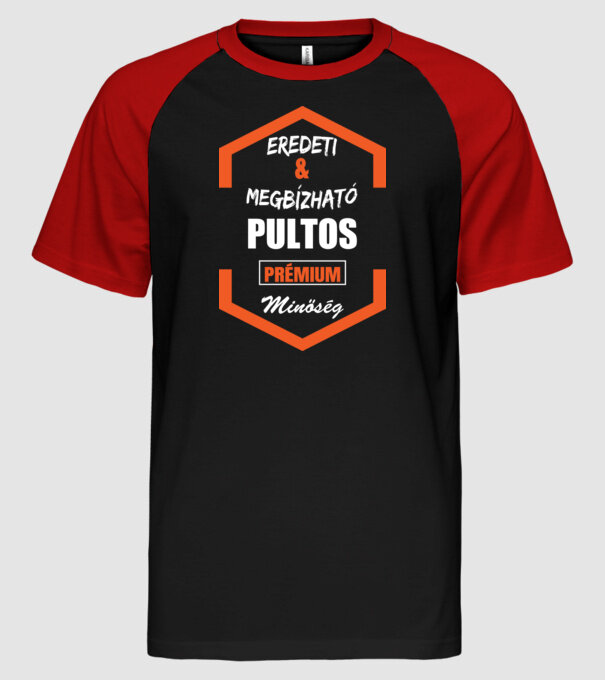 minta fekete/piros pólón