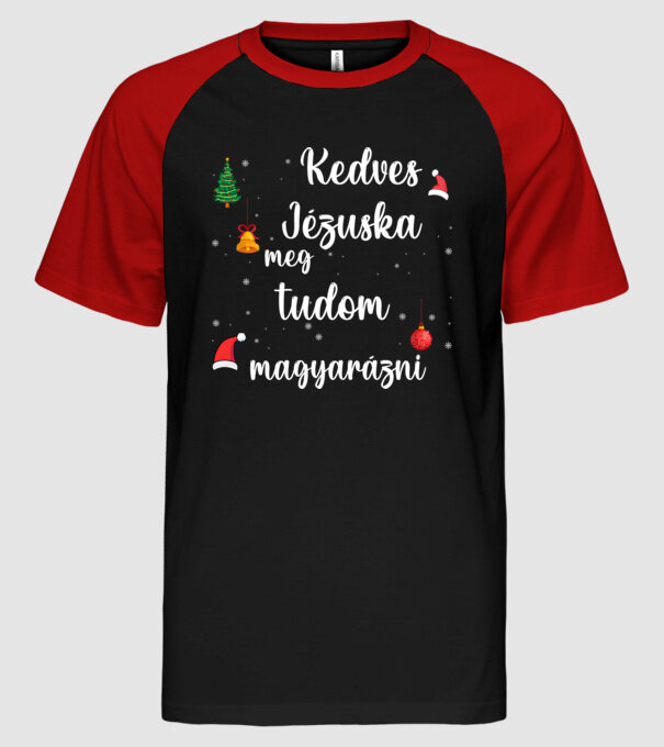  minta fekete/piros pólón