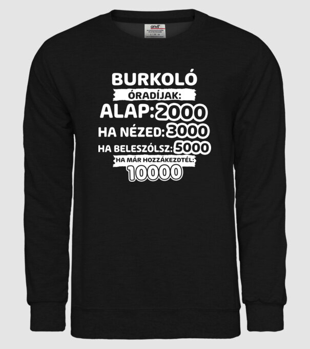  minta fekete pólón
