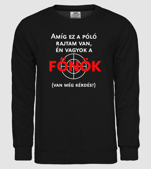  minta fekete pólón
