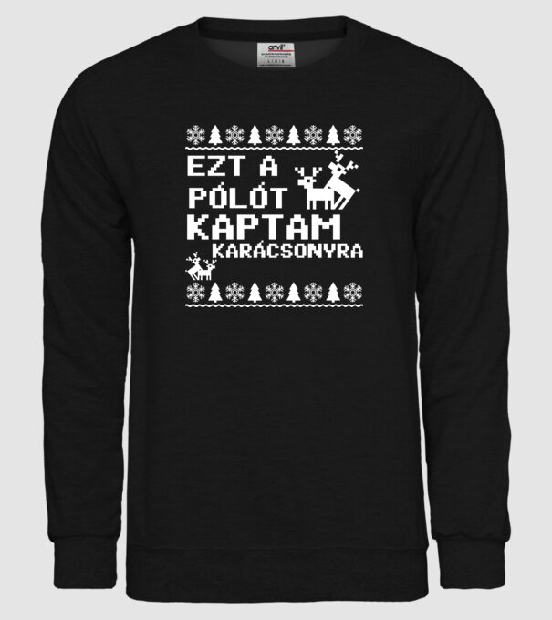  minta fekete pólón
