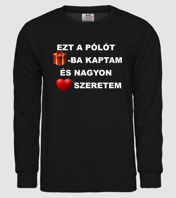  minta fekete pólón