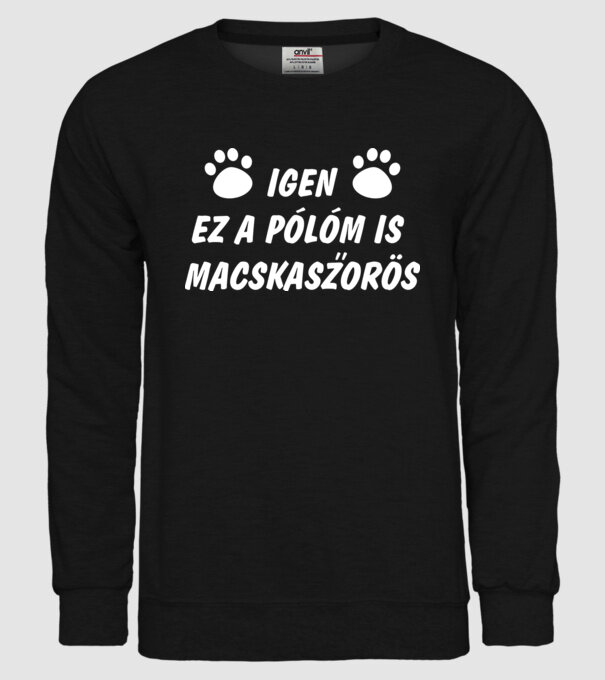  minta fekete pólón