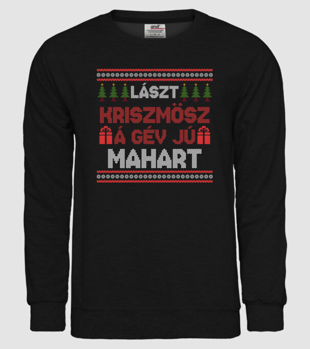  minta fekete pólón