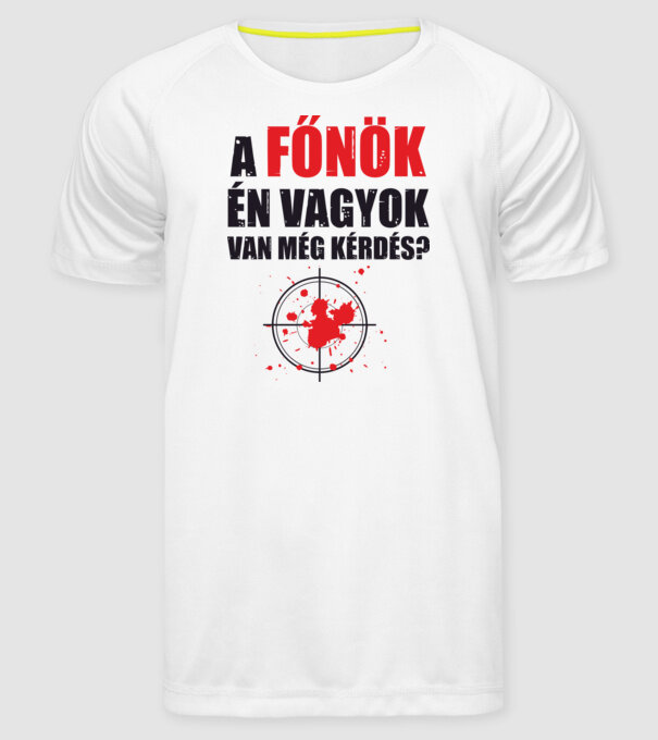  minta fehér pólón