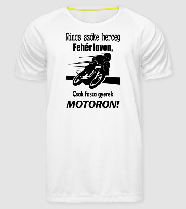  minta fehér pólón