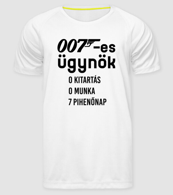  minta fehér pólón