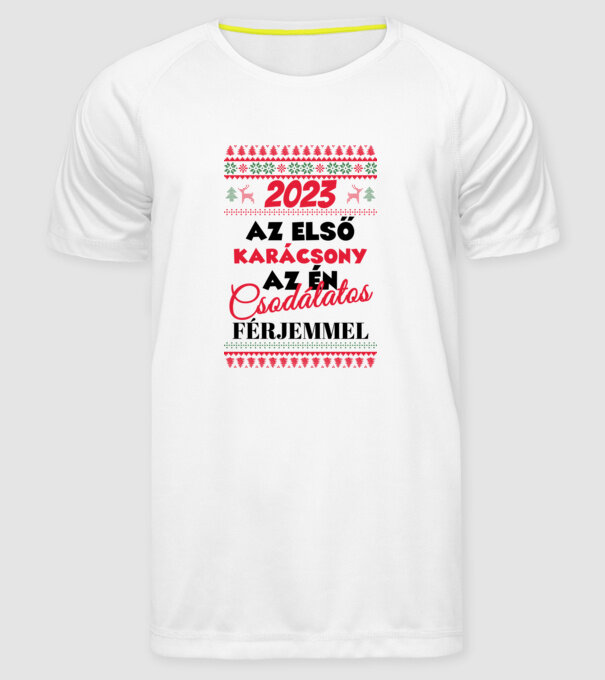  minta fehér pólón