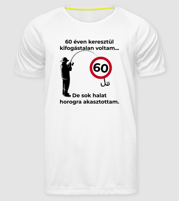  minta fehér pólón